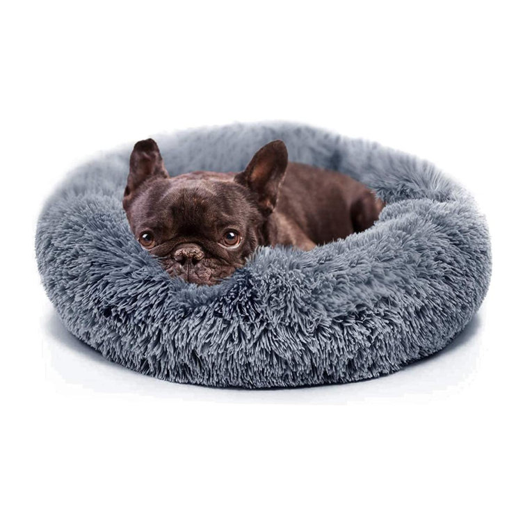 Fluffy calming shop dog bed